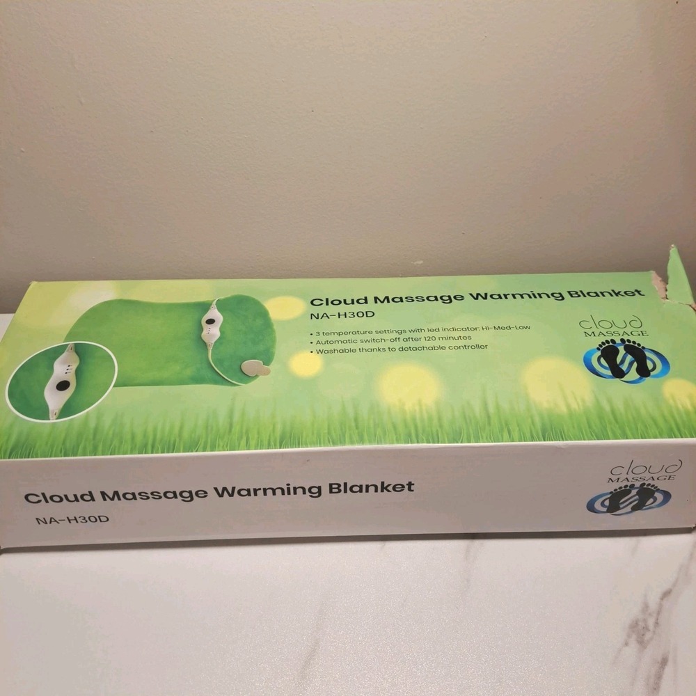Cloud Massage Warming Pad Electric Heated Ultra Soft Flannel Heat Therapy 15x22"